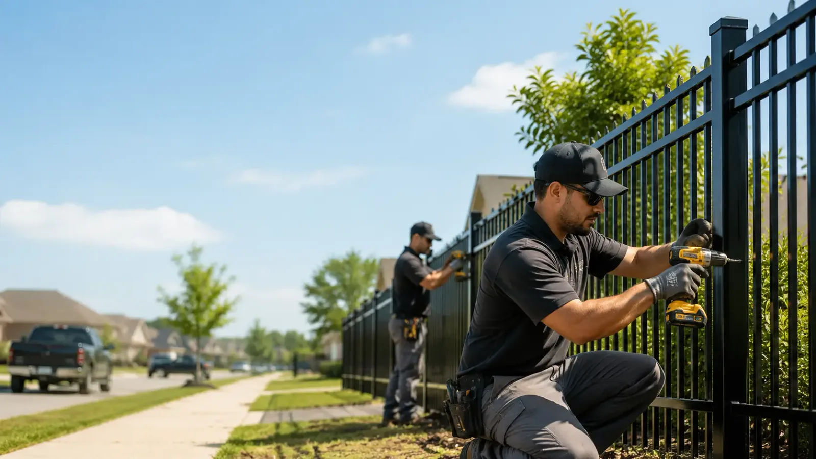 Metal Fence Installation in Allentown, NY